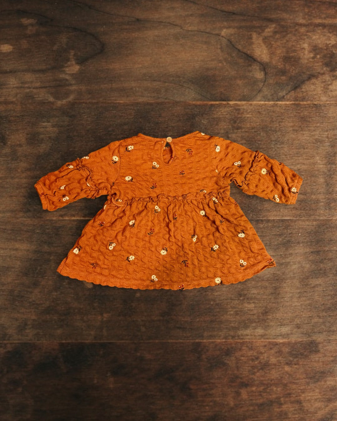 (3M) Little Co. Floral Eyelet Peasant Dress