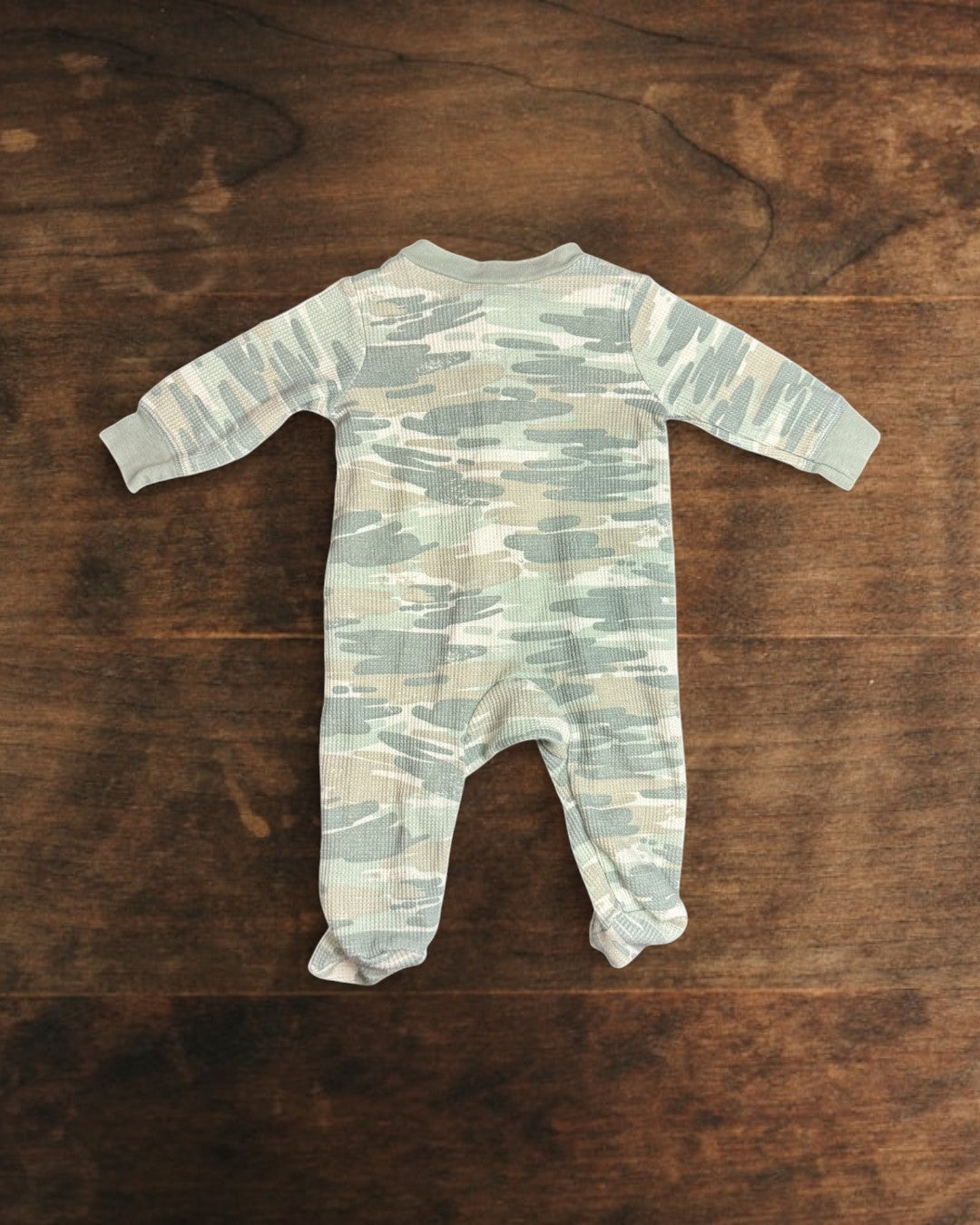 (3M) Carter's Baby 2-Way Zip Thermal Onesie in Camo
