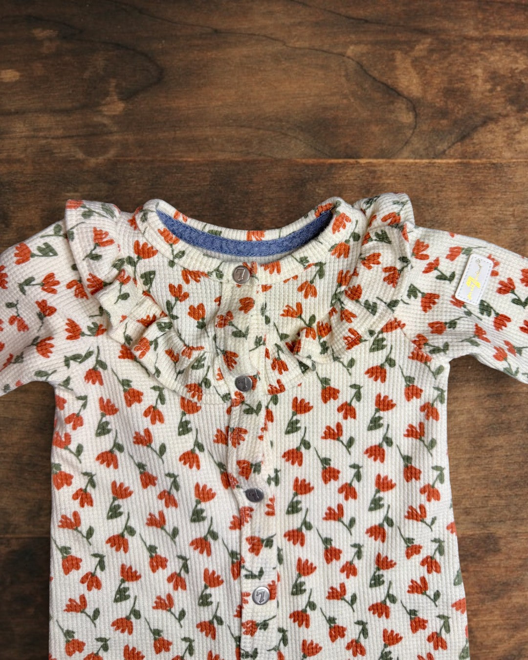 (3M) 7FAM Thermal Ruffle Button Romper