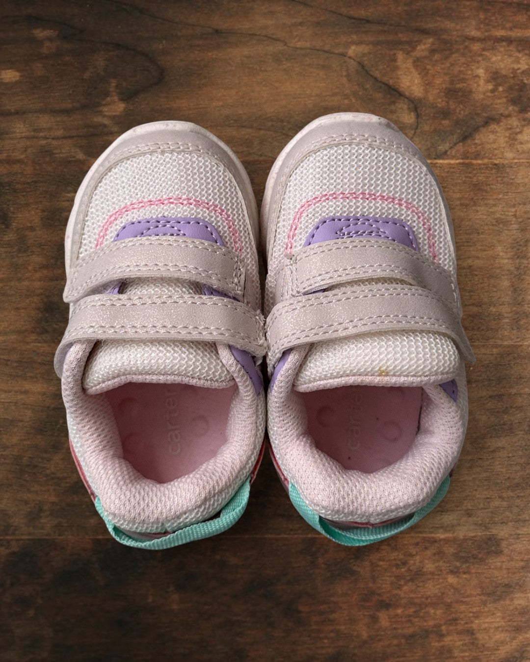 (3.5/3M) Carter's Every Step First Walker Fashion Sneakers Length 4.25"