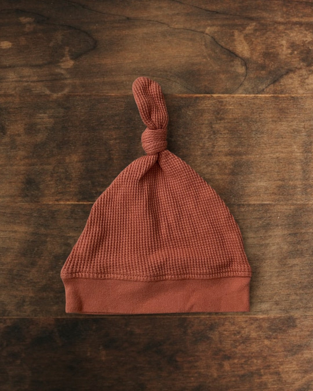 (6M) Tiny Kind 3 Piece Organic Waffle Set in Rust