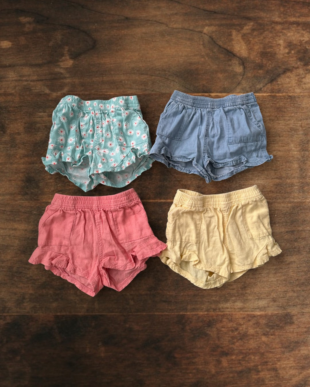 (12M) Baby GAP Pull-On Summer Shorts 4-Pack