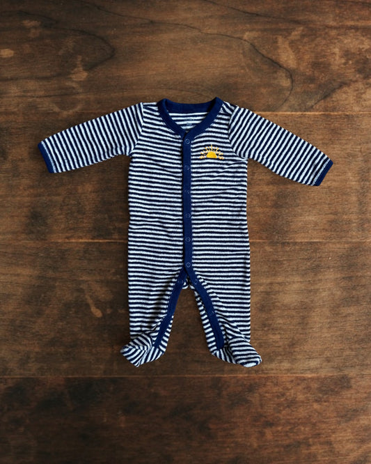 (3M) Carter's Sunshine Terry Button Up Onesie