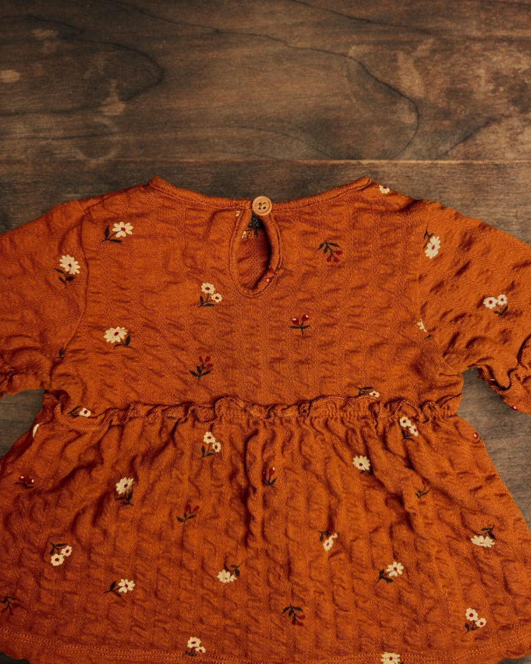 (3M) Little Co. Floral Eyelet Peasant Dress