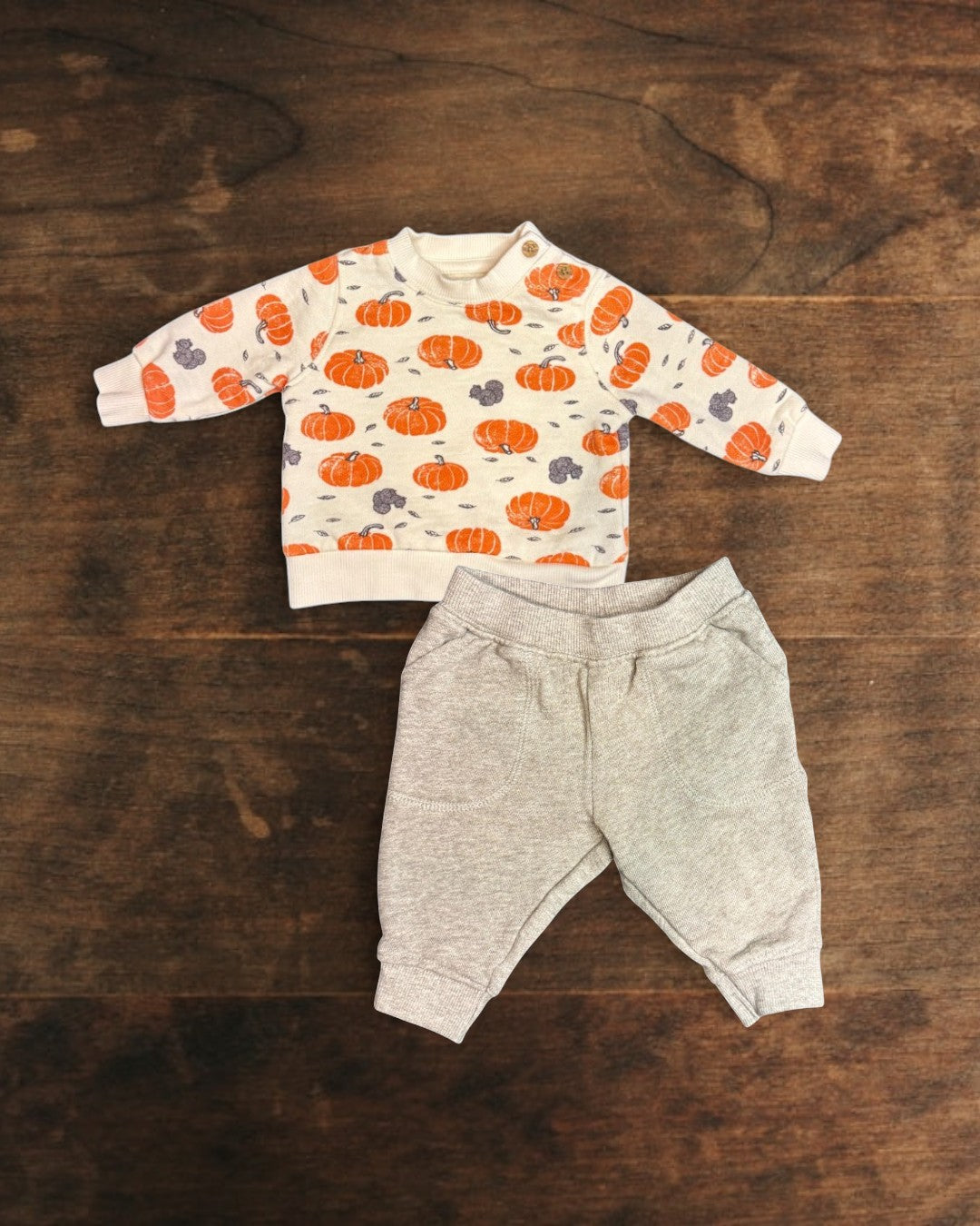 (3M) Little Planet Baby Organic Cotton Harvest 2-Piece Set