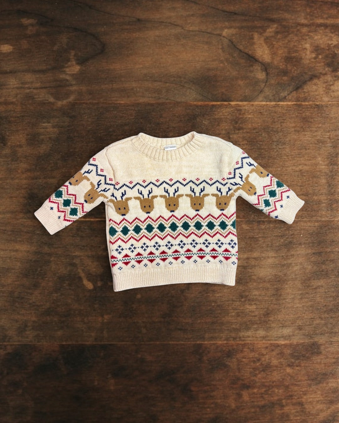 (3M) Carter's Baby Cotton Fair Isle 2-Piece Set
