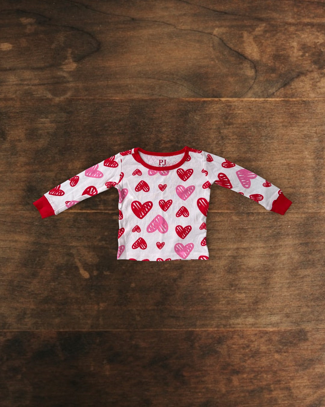 (9M) CP PJ Place Long Sleeve Heart Pajama Set