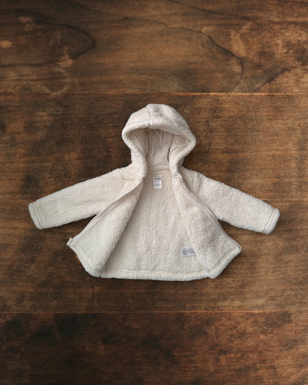 (9M) Carter's Soft Zip Hoodie with Koala Hat