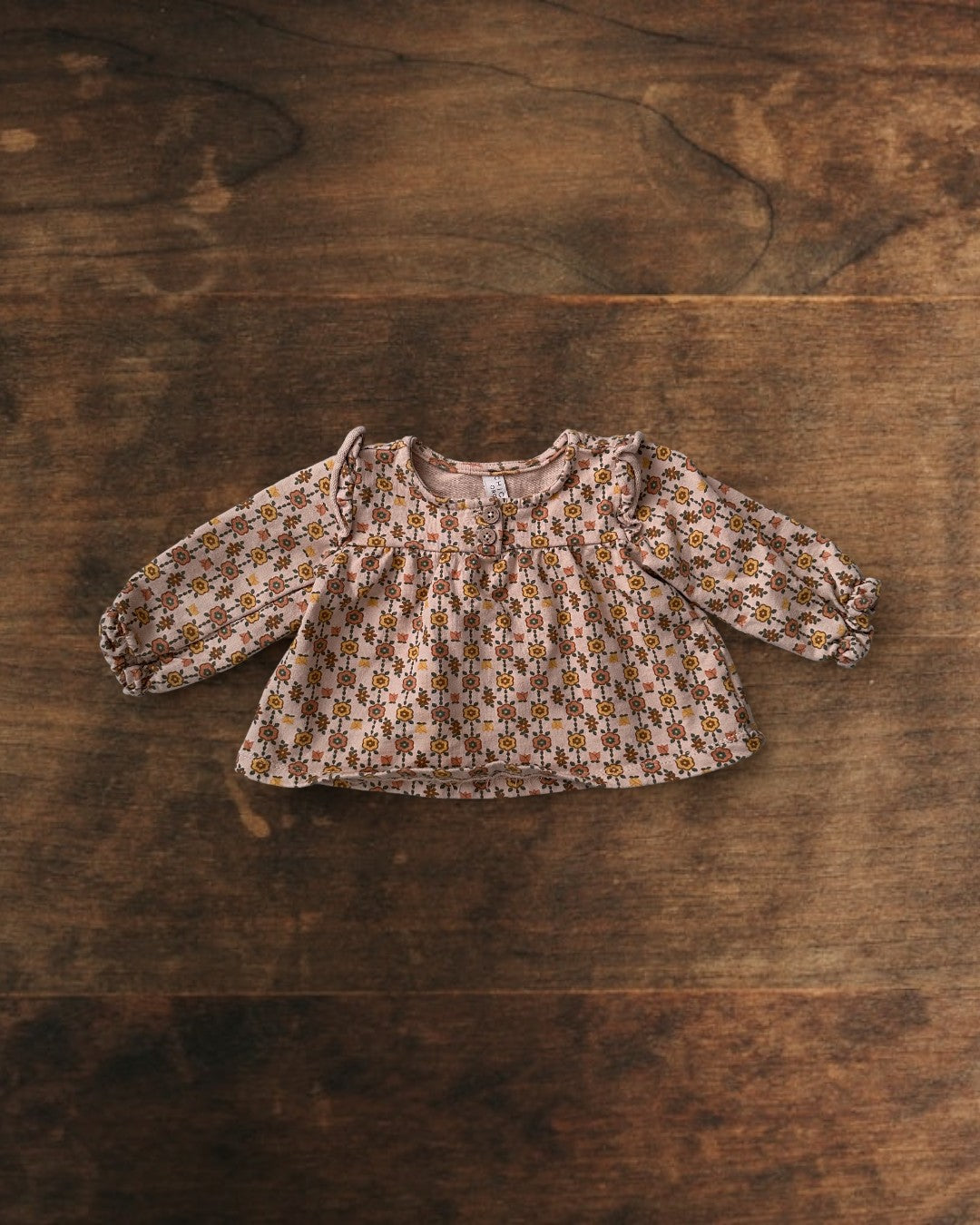 (6M) CPO Cotton Floral Patchwork 2-Piece Set