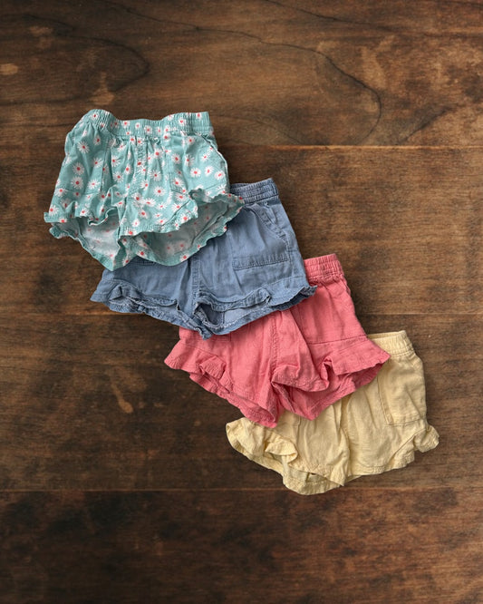 (12M) Baby GAP Pull-On Summer Shorts 4-Pack