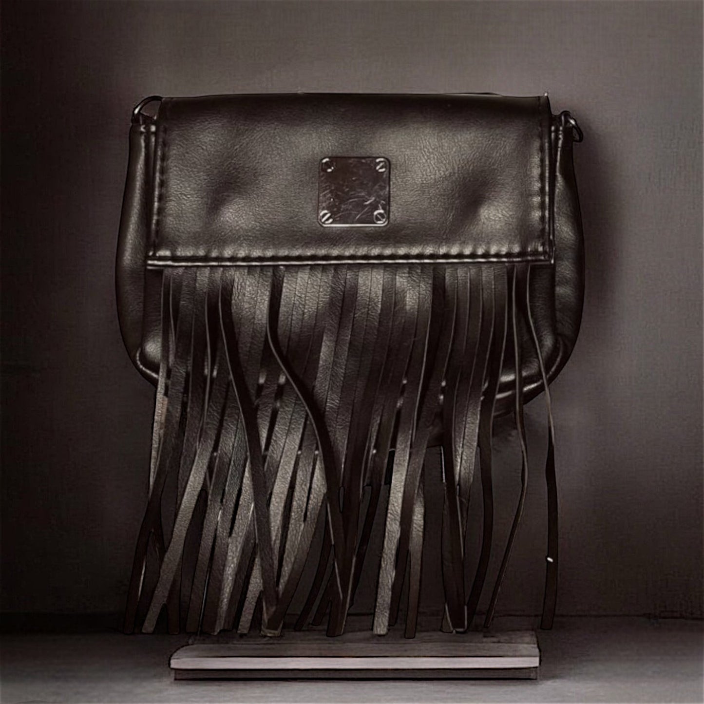 VTG Frilled Leather Crossbody/Handbag